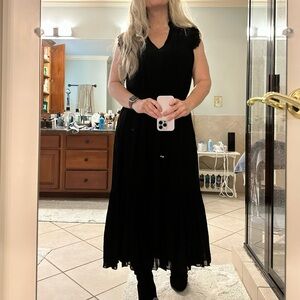 Banana Republic Black Midi Dress